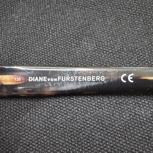 Diane Von Firstenberg Tortoise Shell Eyeglasses - Picture 6 of 7